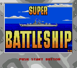 Заставка игры Super Battleship